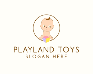 Toy - Toddler Toy Block logo design