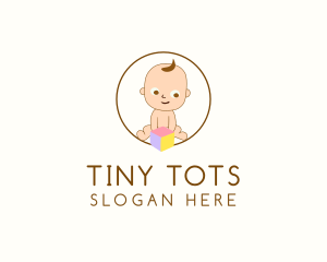 Babysitter - Toddler Toy Block logo design
