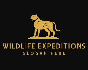 Safari - Cheetah Safari Wildlife logo design