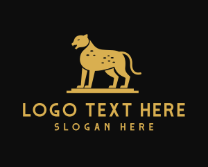 Safari - Cheetah Safari Wildlife logo design