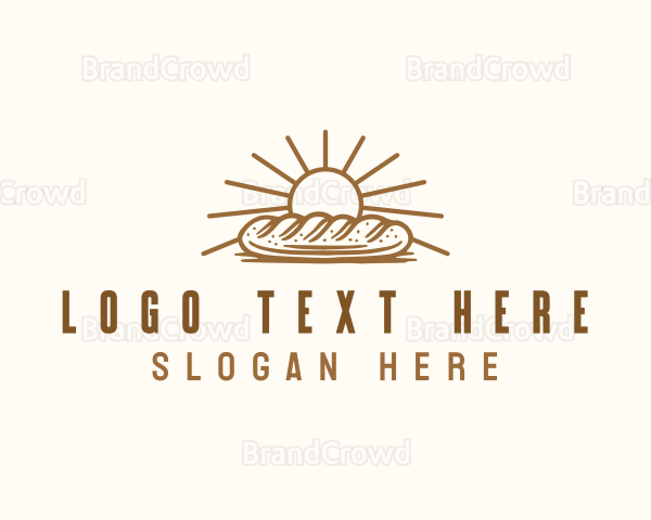 Loaf Bread Bakery Logo