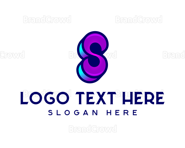 Gradient Creative Agency Letter S Logo