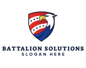 American Eagle Shield logo design