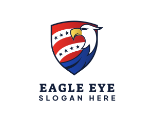 American Eagle Shield logo design