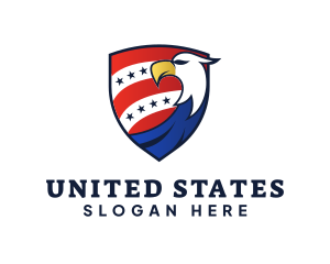 States - American Eagle Shield logo design