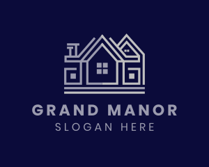 Mansion - House Mansion Residence logo design