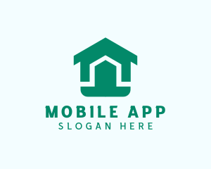 House Shopping Mobile App logo design