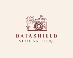 Photographer Floral Camera  Logo
