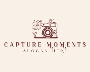 Photographer - Photographer Floral Camera logo design