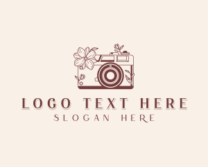 Photography - Photographer Floral Camera logo design