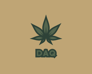 Green Plant Marijuana Logo