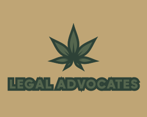 Green Plant Marijuana logo design