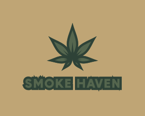 Green Plant Marijuana logo design