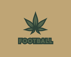 Smoke - Green Plant Marijuana logo design