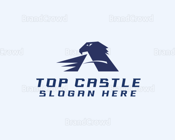 Wildlife Eagle Letter A Logo