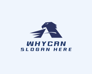 Airline - Wildlife Eagle Letter A logo design