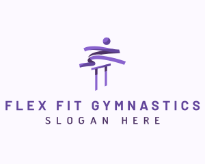 Athlete - Hurdle Runner Athlete logo design