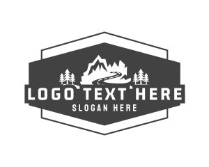 Mountain - Nature Travel Journey logo design