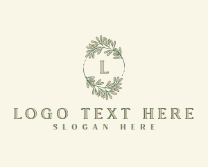 Handcrafted - Elegant Nature Garden logo design