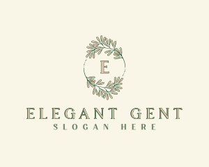 Elegant Nature Garden logo design