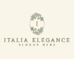 Elegant Nature Garden logo design