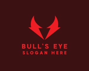 Voltage Bull Horns logo design