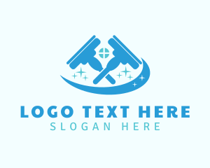 Squeegee - Home Squeegee Cleaner logo design
