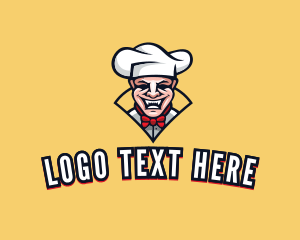 Laughing - Evil Laughing Chef logo design