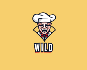 Kitchen - Evil Laughing Chef logo design
