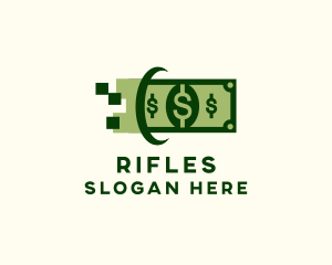 Dollar Cash Pixel Logo