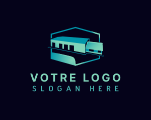 Logistics - Warehouse Property Building logo design