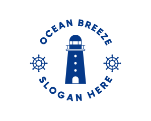 Nautical - Nautical Lighthouse Tower logo design