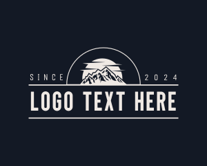 Camper - Mountain Trek Travel logo design