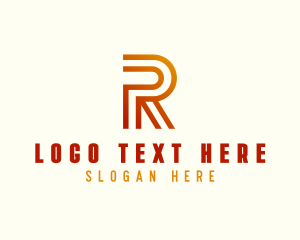 Finance Consulting - Business Firm Letter R logo design