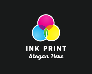 Leaf Ink Printing logo design