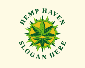 Solar Botanical Hemp logo design