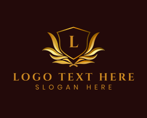 Strategy - Luxury Crest Shield logo design