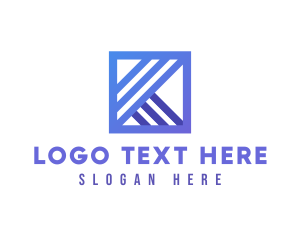 Lettermark - Letter K Company logo design