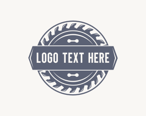 Woodworking Circular Saw Logo