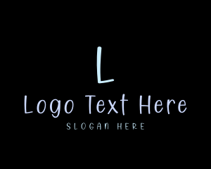 Children - Simple Handwritten Brand logo design