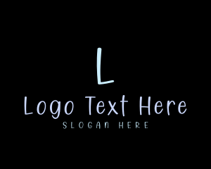 Handwritten - Simple Handwritten Brand logo design