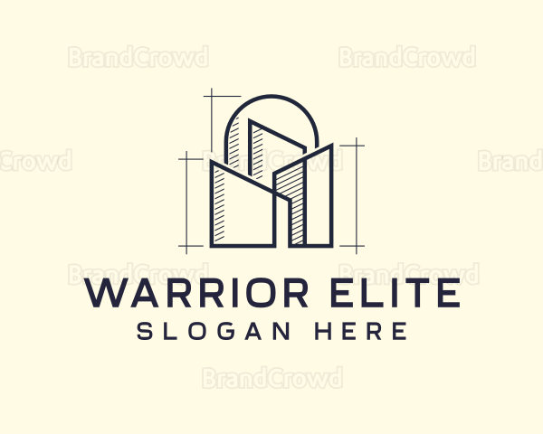 Urban Structure Architecture Design Logo