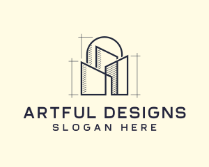 Urban Structure Architecture Design logo design