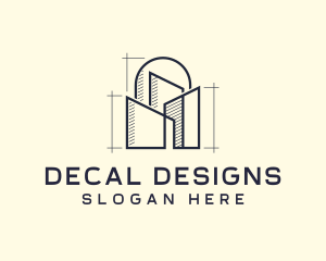 Urban Structure Architecture Design logo design