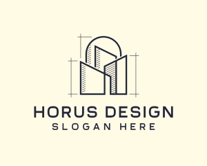 Urban Structure Architecture Design logo design