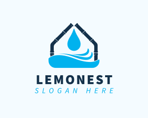 Pipeline - House Water Pipes logo design