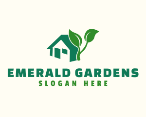 Plant House Gardening logo design