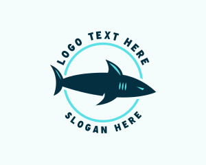 Surf - Surf Gear Shark Animal logo design