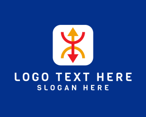 Mobile App - Arrow Logistics Delivery logo design