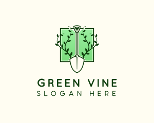 Plant Shovel Vine logo design